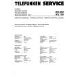 TELEFUNKEN HS700 Manual de Servicio
